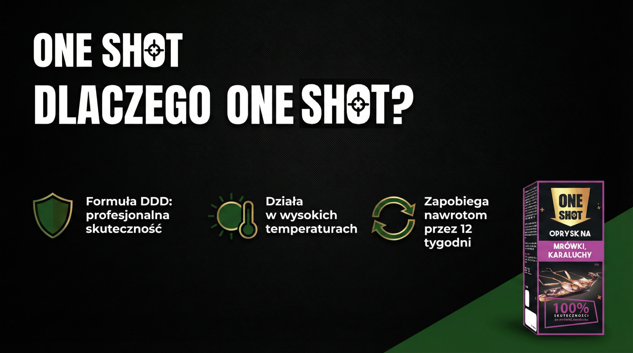 One Shot - Oprysk na mrówki i karaluchy